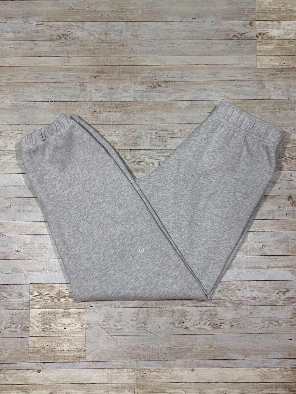 Lululemon Scuba Mid-Rise Oversized Jogger Sweatpants Size S Gray Cotton Fleece
